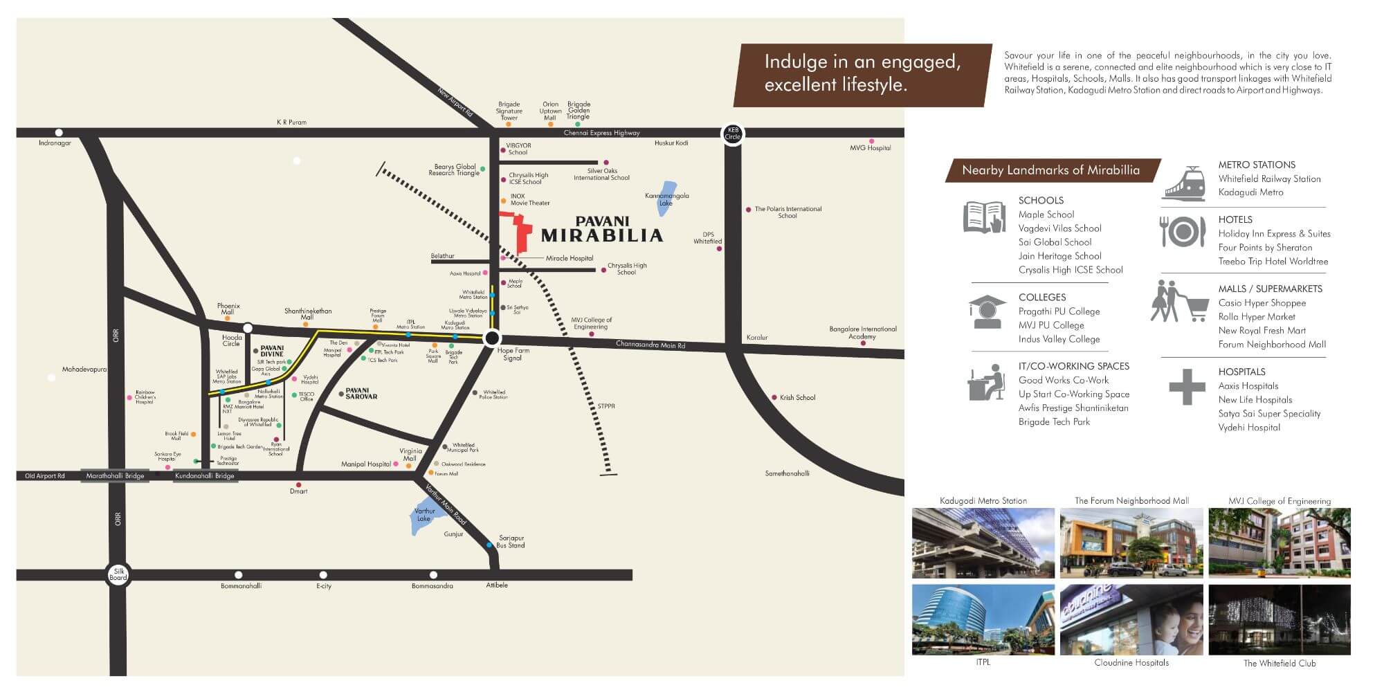 Pavani Mirabilia Whitefield Location Map Pavani Mirabilia Whitefield Location Map